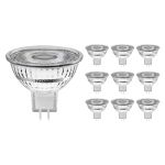 Flerpack 10x Noxion LED Spot GU5.3 MR16 4.4W 345lm 60D - 827 Extra Varm Vit | Dimbar - Ersättare 35W