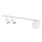 Emibig Taklampa Baster Stål Vit | Passande för 2x GU10 - Max 8W, 1x E14 - Max 10W